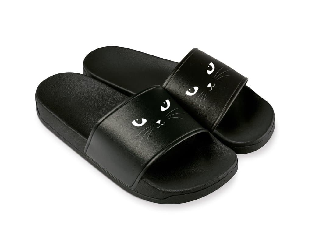 Šľapky Čierna mačka