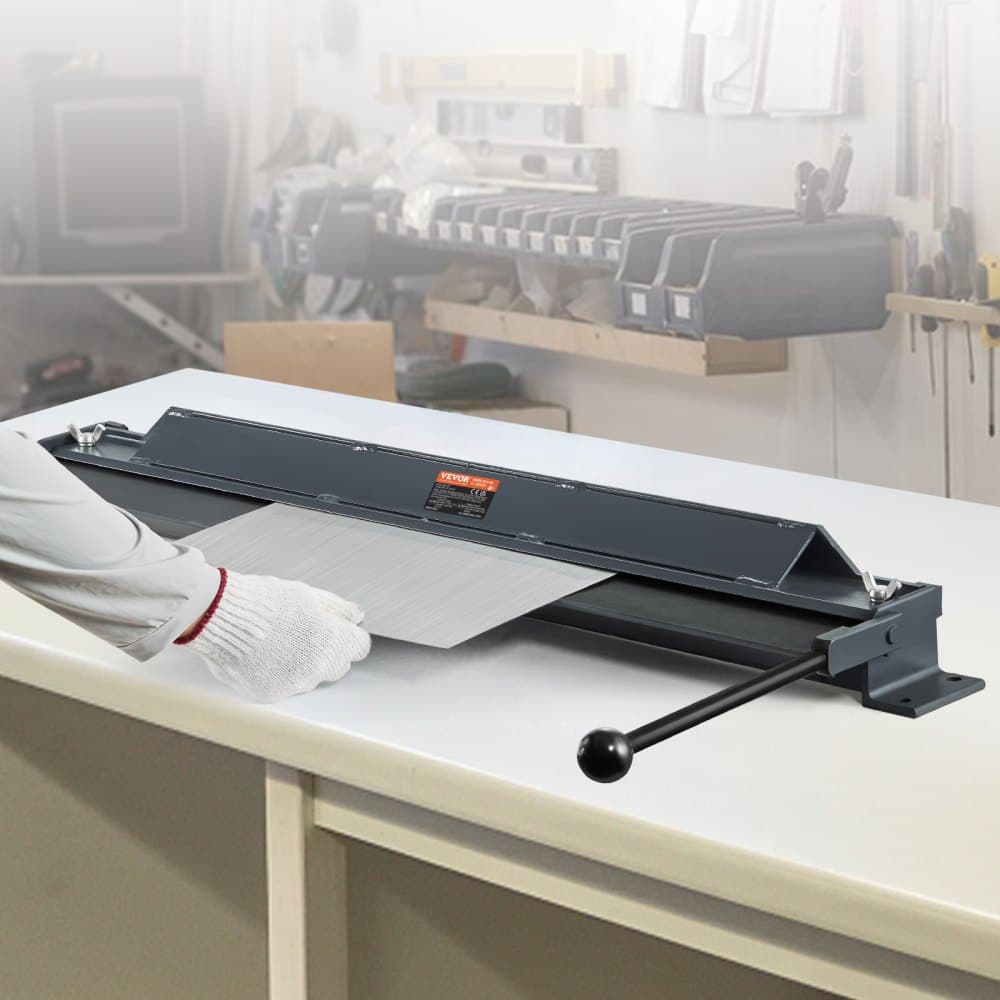 Ohýbačka plechov s ohýbačkou, 1220 mm ± 15 mm, 0-130 stupňov, prenosná mini ohýbačka plechov s rukoväťou z nízkouhlíkovej ocele kalibru 20 a hliníka kalibru 14, na ohýbanie plechov