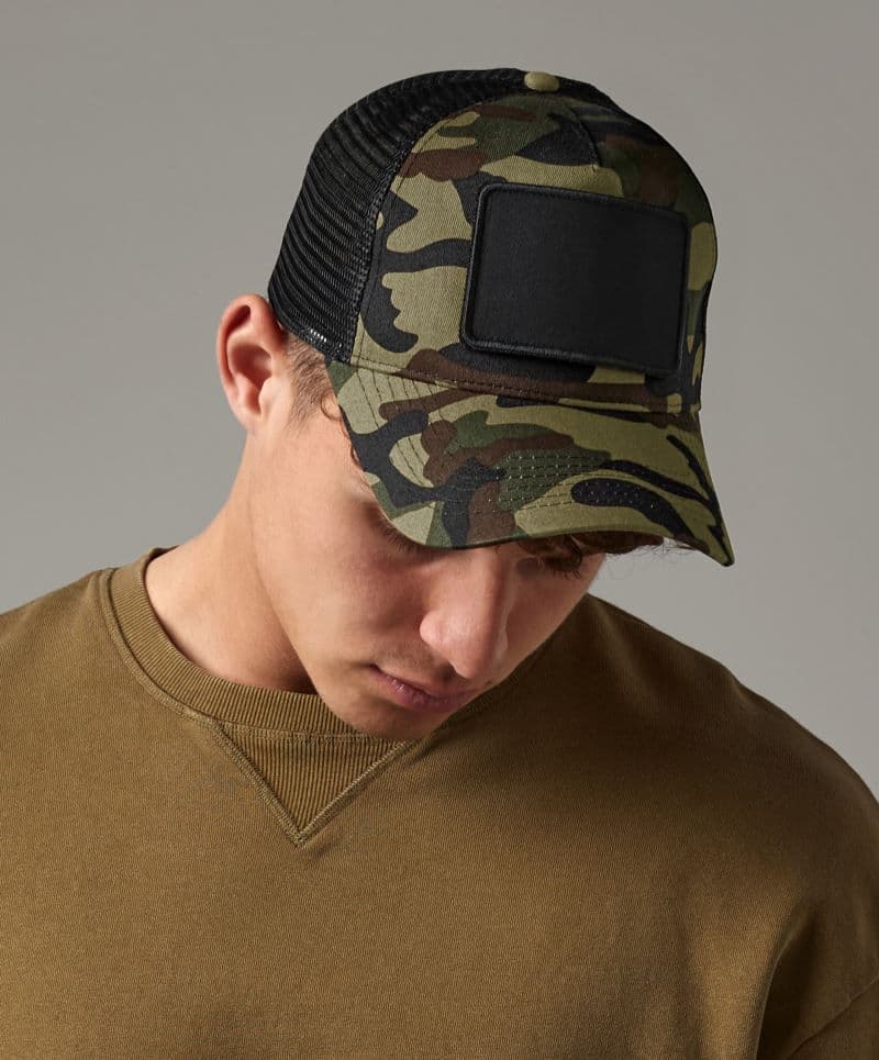 Beechfield | B 641 - 5 panelová kšiltovka "Removable Patch Trucker"